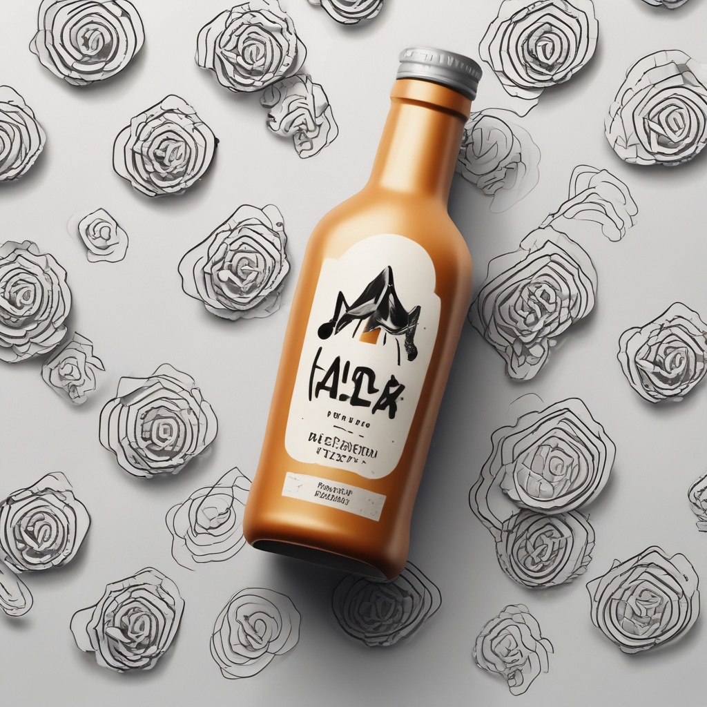 Producto de marca con logo creativo