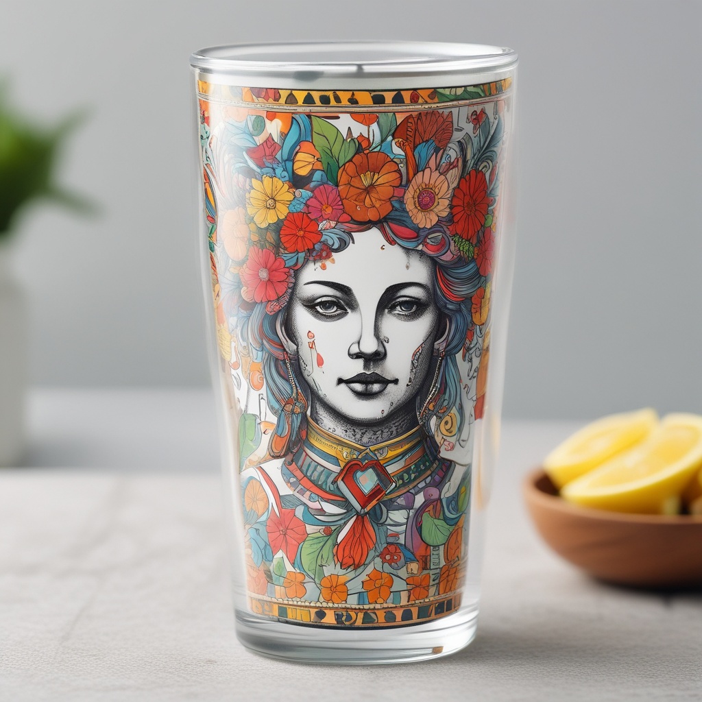 Vaso personalizable con arte